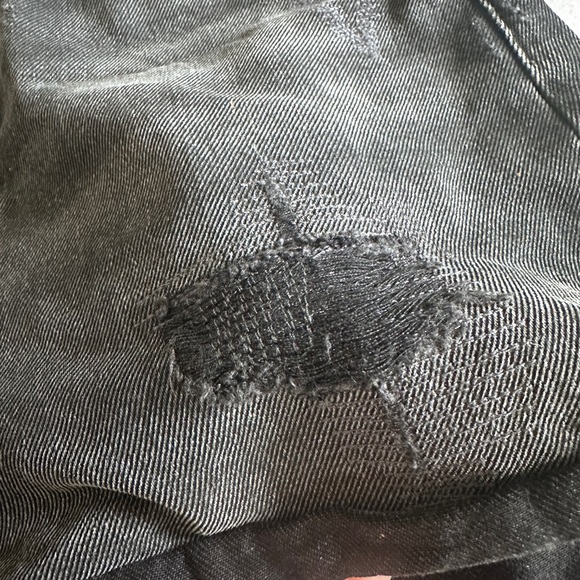 G-Star Black Distressed Denim Shorts size 29 - Picture 6 of 8